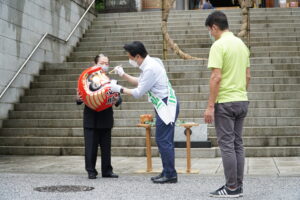 都議選初日 出陣式